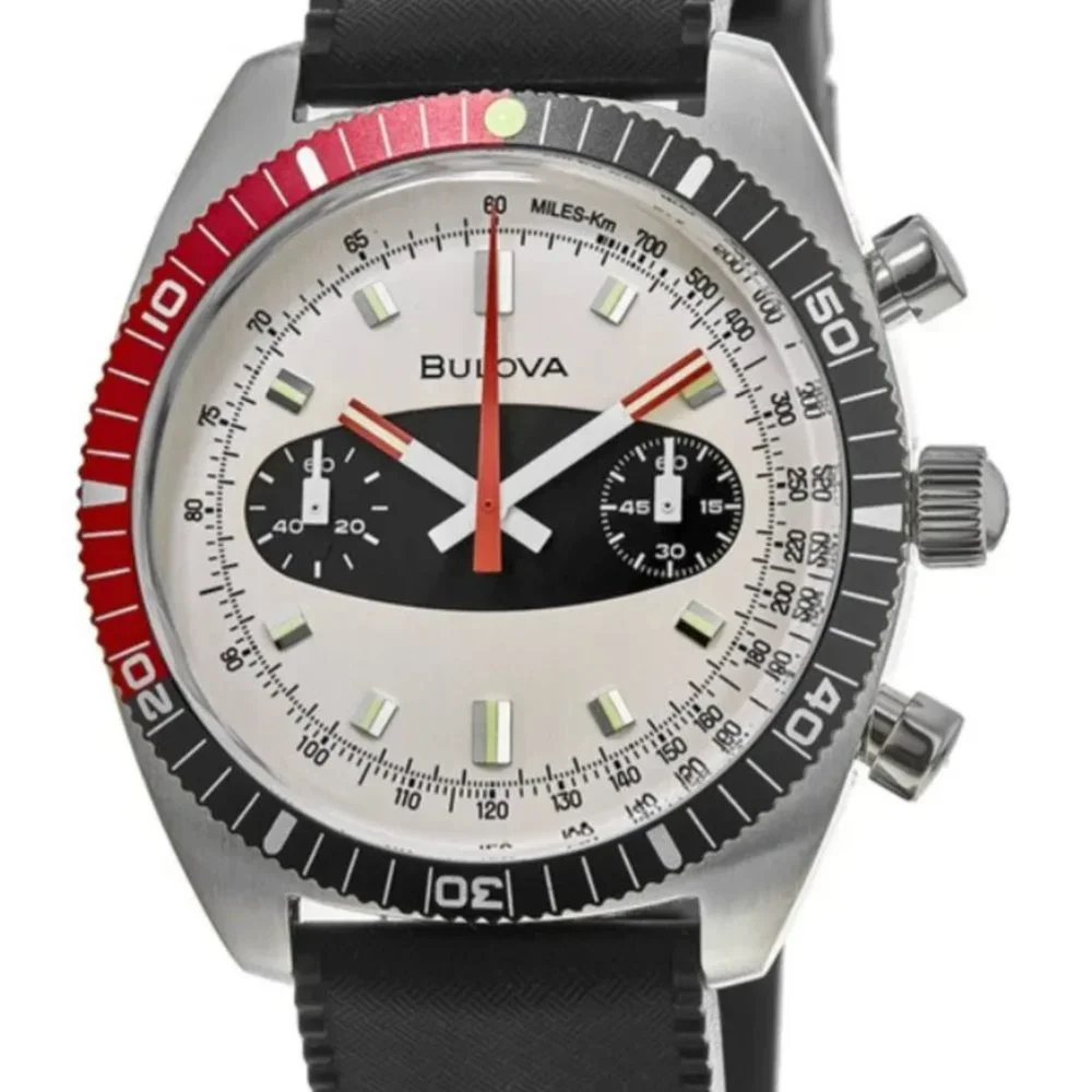 Bulova 40.5mm Black Surf Watch